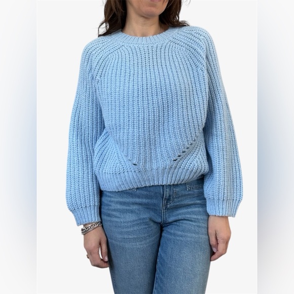 S. Christina Sweaters - S. Christina Blue Cashmere Sweater NWT